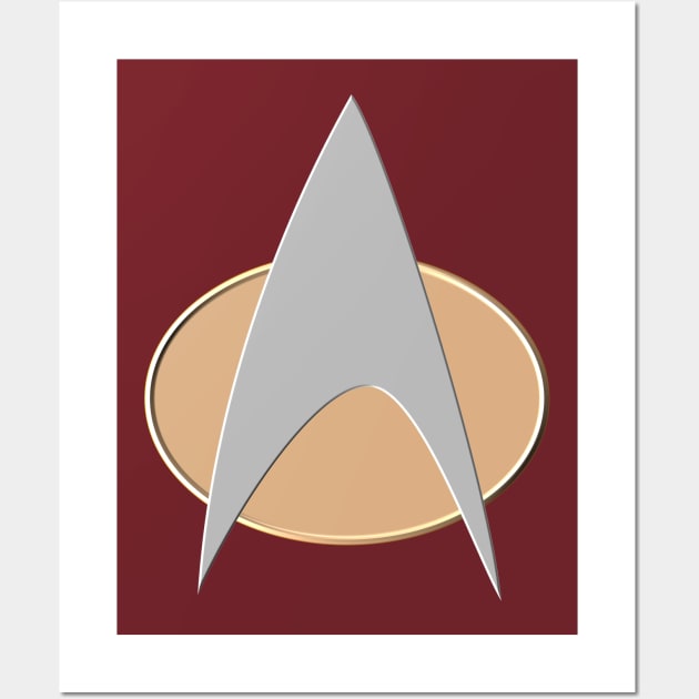 Star Fleet 2364 insignia Wall Art by IORS